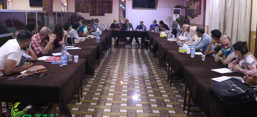 خلال جلسة البث المباشر الأسبوعية لنشاط الحوار في قامشلو - GAV