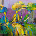 اللوحة تقدمة الفنان لقمان أحمد