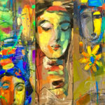 اللوحة تقدمة الفنان لقمان أحمد