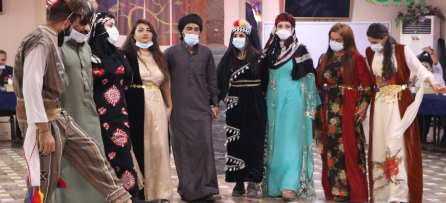 دبكة تراثية خلال حفل بيت الجزيرة الفني - GAV